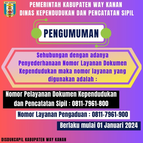 NOMOR LAYANAN ONLINE